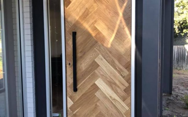 Terrigal herringbone door