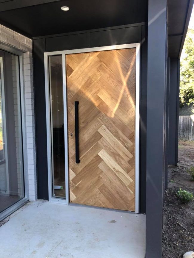 Terrigal herringbone door